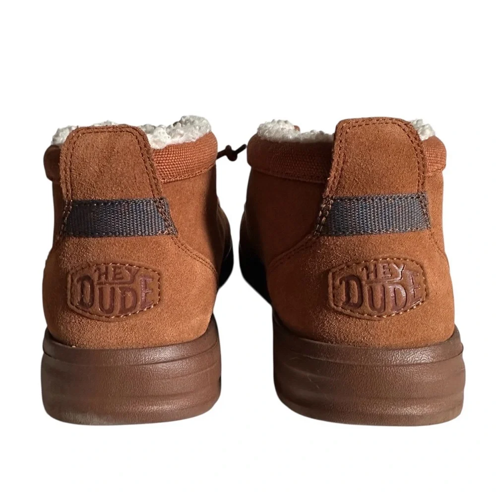 Hey Dude Brown Wally Mid Gripr Warmth Chukka Boots